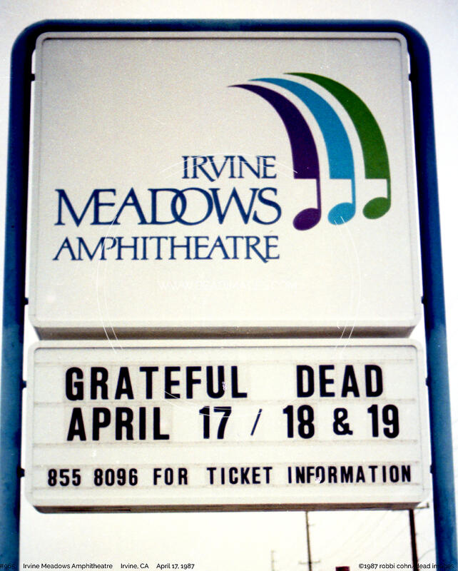 Grateful Dead Marquee - April 17, 1987