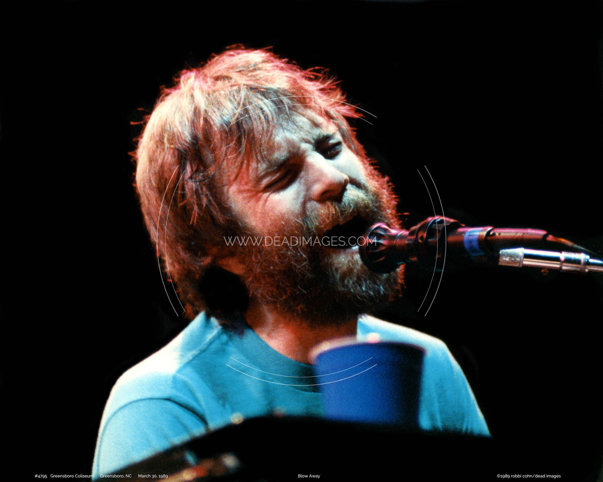 Brent Mydland - March 30, 1989 - Greensboro, NC | Dead Images