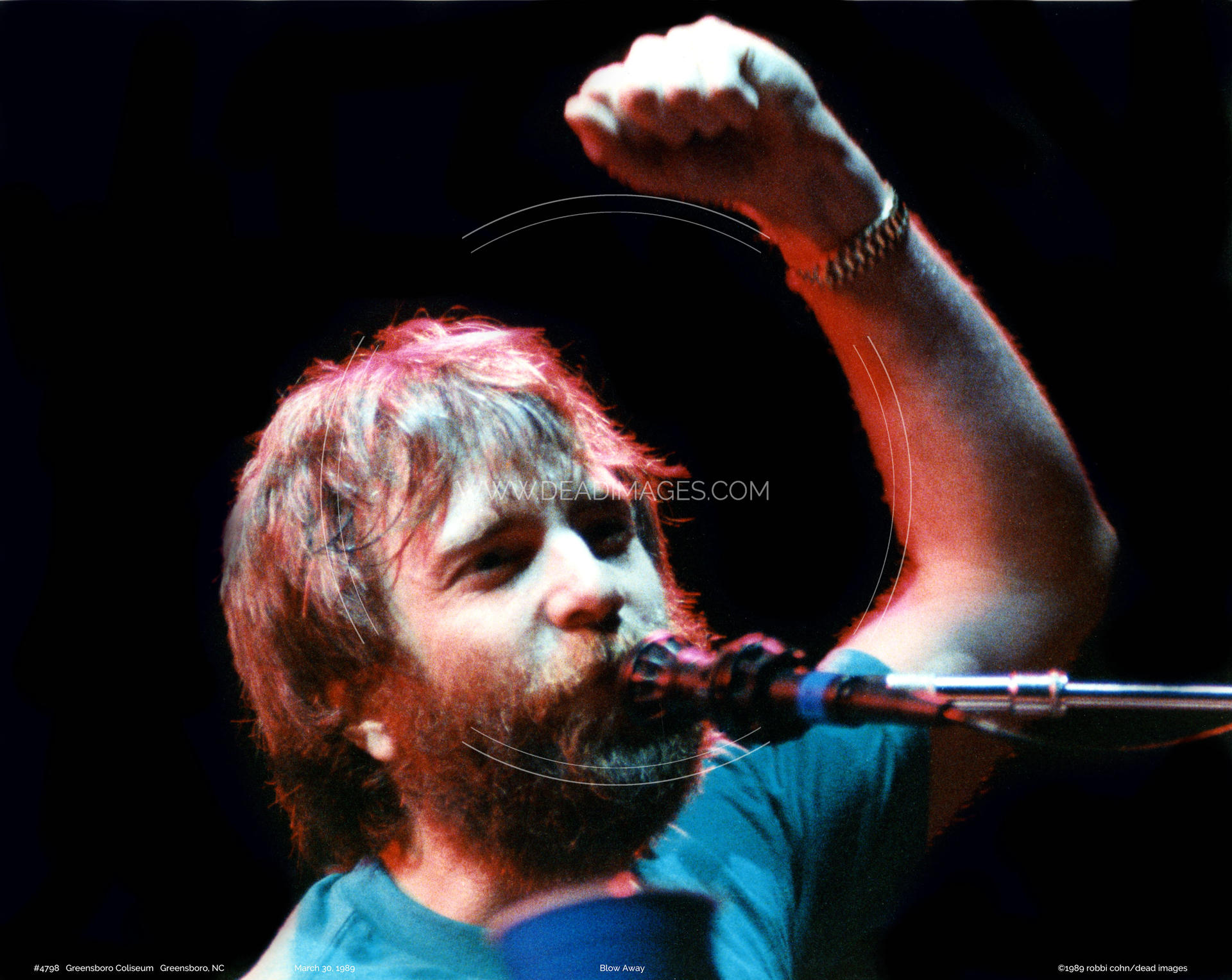 Brent Mydland - March 30, 1989 - Greensboro, NC | Dead Images